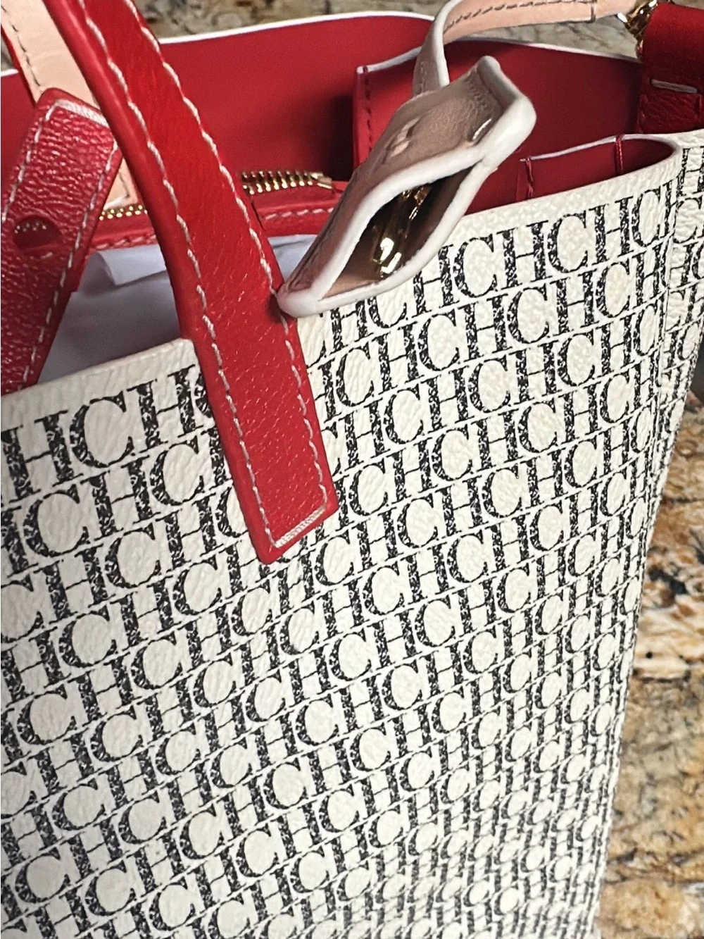 Carolina Herrera CH monogram tote New with tags